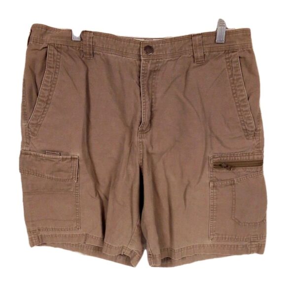 Mens Columbia Khaki Shorts Size‎ 36 - Picture 1 of 16